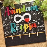 Infinite Heart Name Custom String art - Stitch&Gift