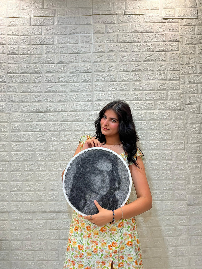Custom string art portrait for Her, personalized gift handcrafted wall art India.: A Masterpiece Gift - Stitch&Gift