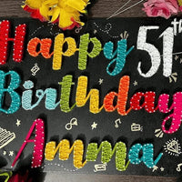 Personalized Birthday Radiance - Stitch&Gift