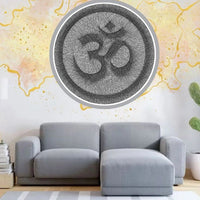 Religious Symbol Thread Art – Personalized Spiritual Artwork | Handcrafted Monochrome Wall Art for Modern Homes - Stitch&Gift