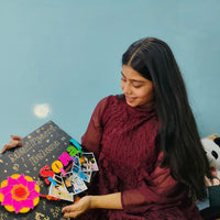 Rakhi String Art for sister - Stitch&Gift