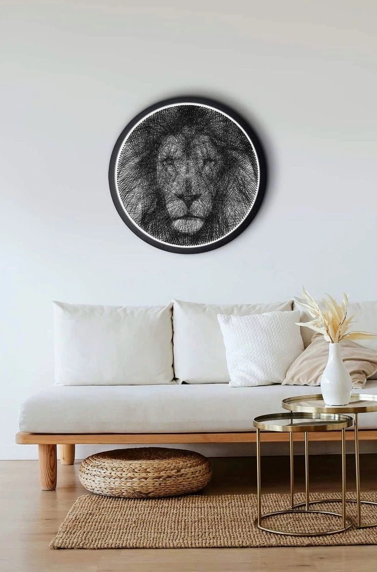 Custom Pet String Art Portraits – Unique Personalized Pet Memorial Gifts for Dog and Cat Owners - Stitch&Gift