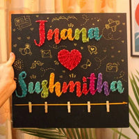 Heart Love Name Personalized String Art - Stitch&Gift