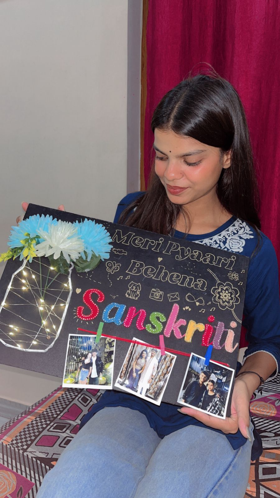 Rakhi Special Gift for sister - Stitch&Gift