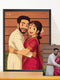 Customized Couple Ghibli Art Photo Frame - Stitch&Gift