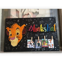 Nameplate String art with Cartoon Character - Stitch&Gift