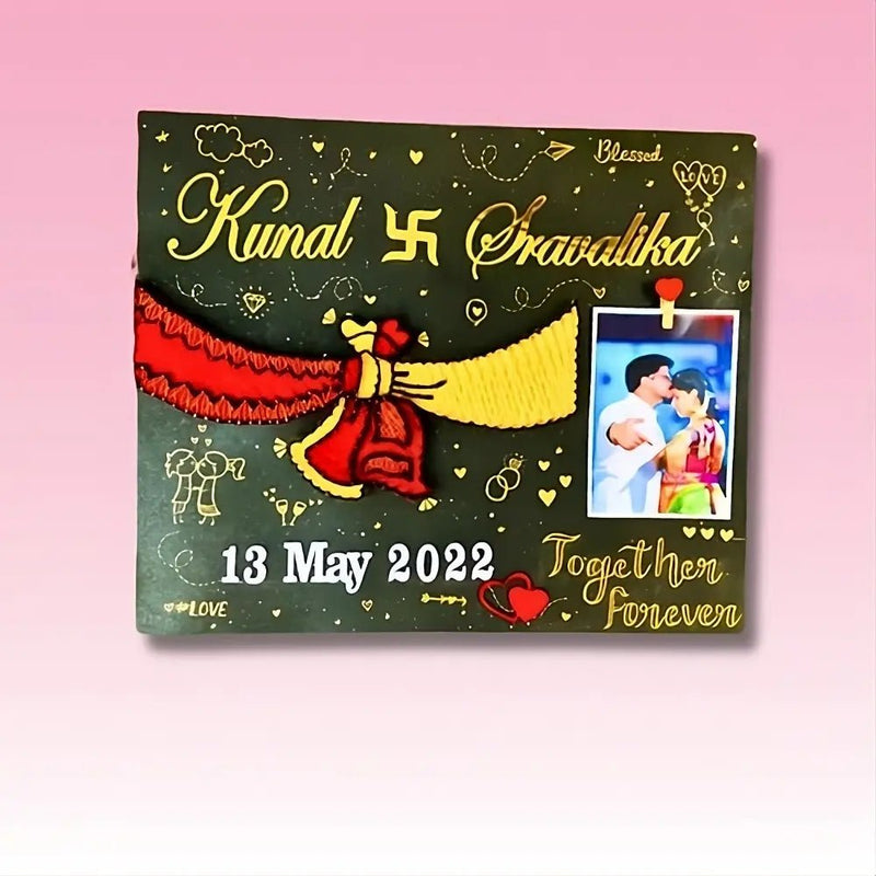 GathBandhan String Art With Couple Wedding Gift - Stitch&Gift